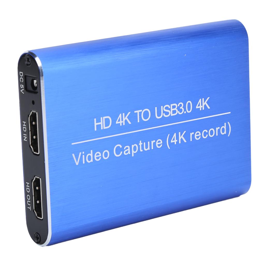Pudełko do nagrywania gier i transmisji na żywo Karta przechwytywania wideo USB3.0 4K 1080P 60FPS Rejestrator HDMI