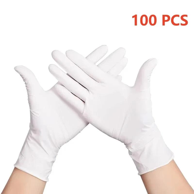 20/50/100PCS Household Disposable Nitrile Gloves Cleaning Gloves Tattoo Hairdressing Tools Food Processing