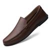 Leather shoes business casual shoes soft surface leather large size medium and old shoes cowhide tide shoes