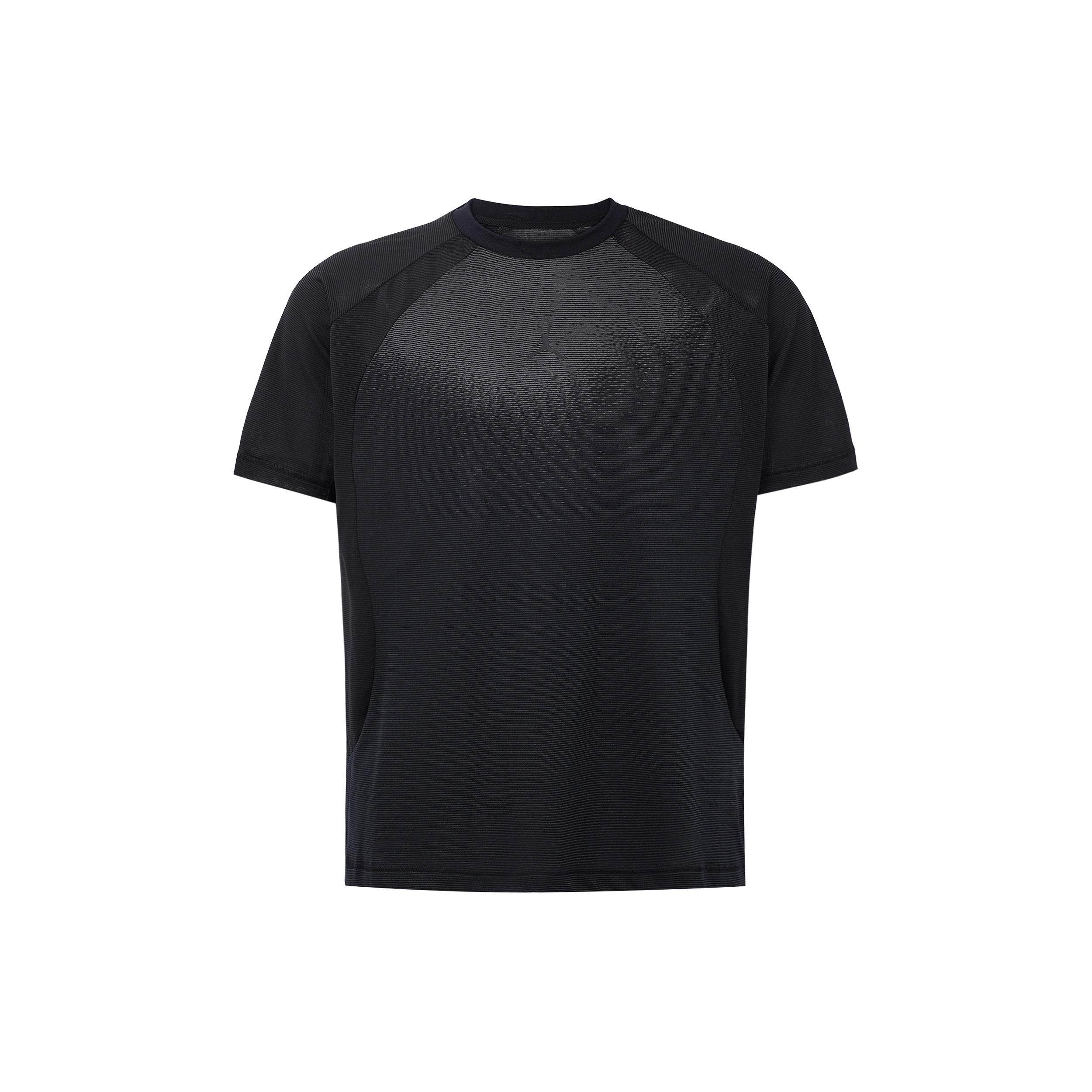 Air Jordan Dri Fit Sport Short Sleeve Top Asia Sizing Black Men s DZ0576-010 XL