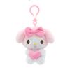 Genuine Peluche Hello Kitty Kuromi Melody Cinnamoroll Stuffed Toys Pendant Plush Toy Keyring Anime Keychain Birthday Gift