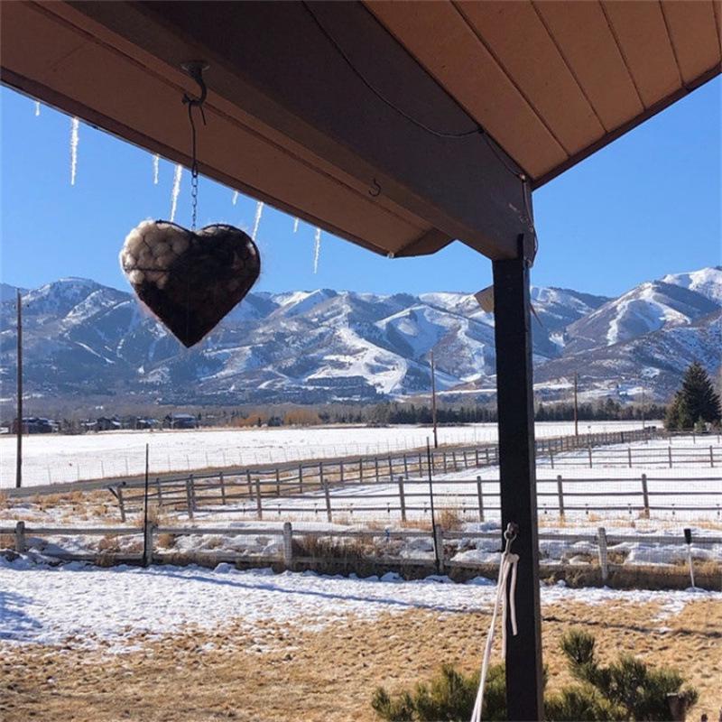 Portable Trendy Bird Nest Outdoor Decoration BirdNestinHeart Without Filling