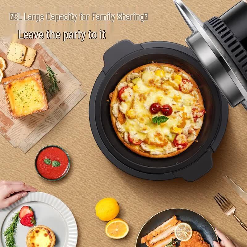 Yamamoto 5L Smart Air Fryer with Visual Lid CN plug (adapter included)