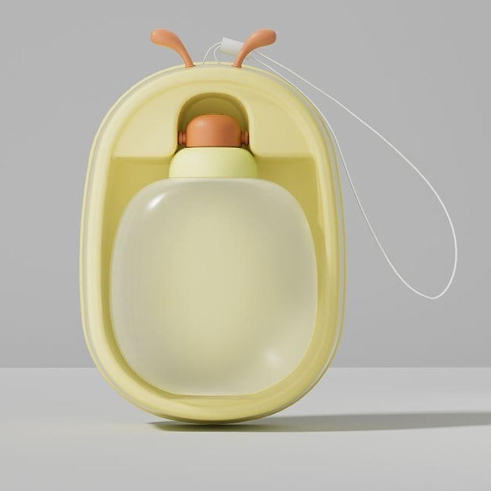 Leak Proof Water Dispenser Foldable Pet Drinking Bowl Multi-function Pet Water Pot  Pet Outing жёлтый