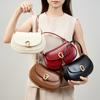 Baguette Bag Women's Leather Messenger New Women's Female Office Workers Small Bag Niche High-end Handbag