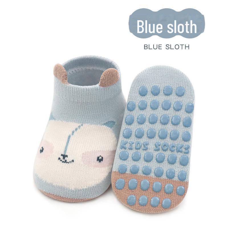 

24 пары детских нескользящих носков с рисунком для мальчиков и девочек - носки для батута с изображением животных M (1-3 years)