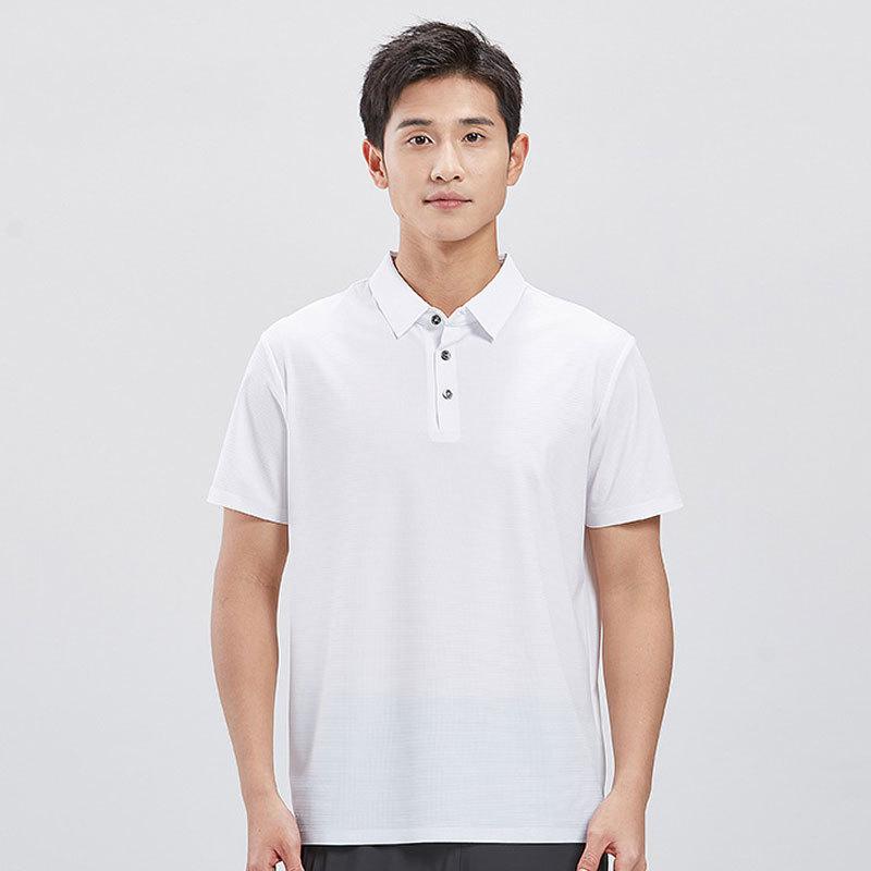 Customized Unisex Summer Business Casual Polo Shirt with Lapel and Short Sleeves 4XL