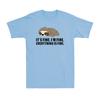 Its Fine Im Fine Everything Is Fine Sarcasm Sleeping Funny Lazy Sloth Tshirt