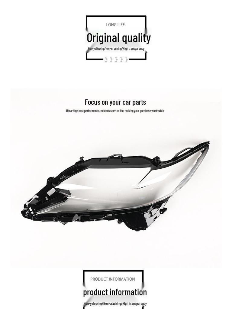 Compatible Headlight Cover for 2015-2017 Lexus ES200/250/300H Models