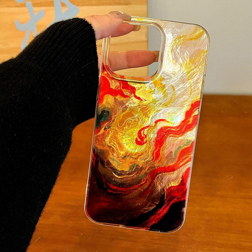 

Персонализированный креативный Xiangyun Imd Подходит для чехла для мобильного телефона Apple 16 Защитный чехол для iPhone 15 14 Большое отверстие 13 Мягкая рамка Apple 16