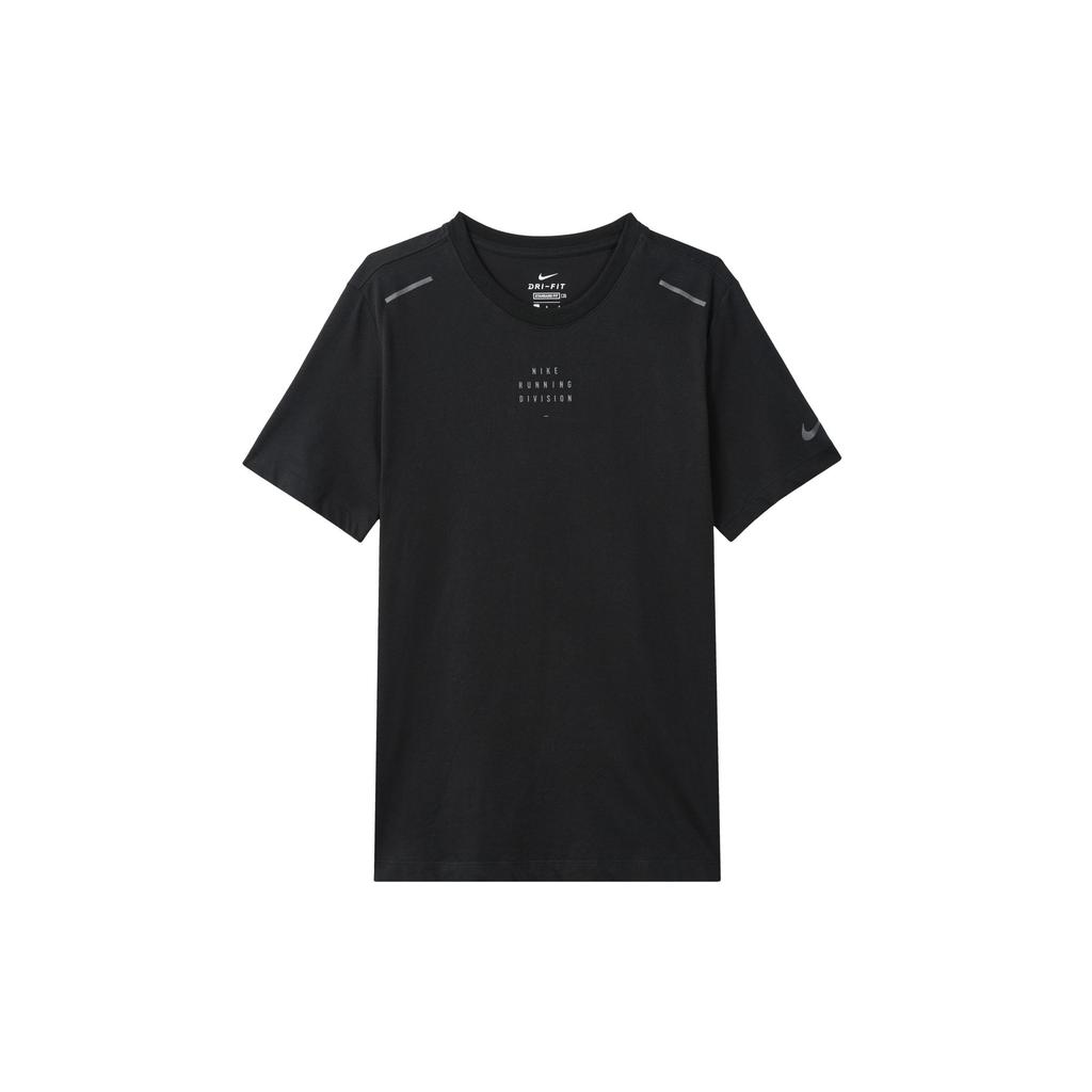 Nike T Shirts Men's Black Crew Neck Moderate Straight Fit DJ7816-010