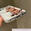 Three calves for apple 16pro mobile phone case iPhone15pro transparent 14/13/12 airbag 11 Europe and America