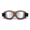 Retro Goggles, Motorcycle Riding Goggles Leather Frame UV Protection Locomotive Modification Accessories