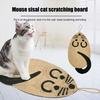 Sisal Cat Scratching Mat Rat Shape Door Wall Hanging Scratching Pad Vertical Cat Scratcher Furniture Protector for Indoor Cats Kitten