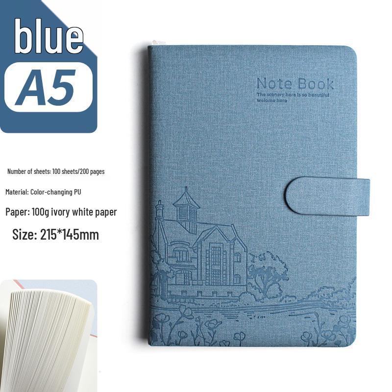 Thickened A5 Literary Style Hardcover Notebook - Cute Girly Heart Planner, Creative Journal Diary B5 Size.