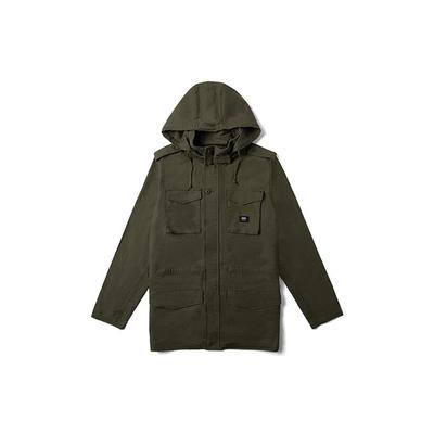 Japanese Style Workwear Hooded Jacket Men Jackets Avocado-Green VN0A4RZSKCZ