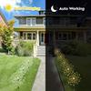 LED Solar Fireworks Lights Outdoor Decorative Multicolor Starburst Waterproof Lamps with 8 Modes for Garden Path Home Lawn