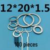 Thickened Galvanized Iron Flat Washer: Small Outer Diameter, Narrow Edge
