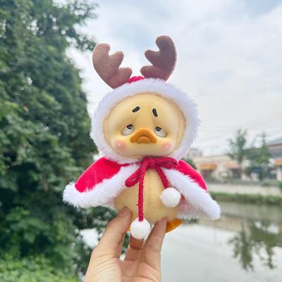Christmas Clothes Only for Annoying Duck for Upset Duck Plush Series Baby Clothes Accessories Small Yellow Duck Doll Clothes
