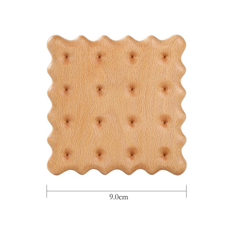 

Милая подставка под печенье, деревянная подставка под чашку, подставки под напитки, квадратная подставка под чашку для чая, кофе, подставка под горячее, подставка под столовые приборы, кухонные принадлежности 9cmx9cm