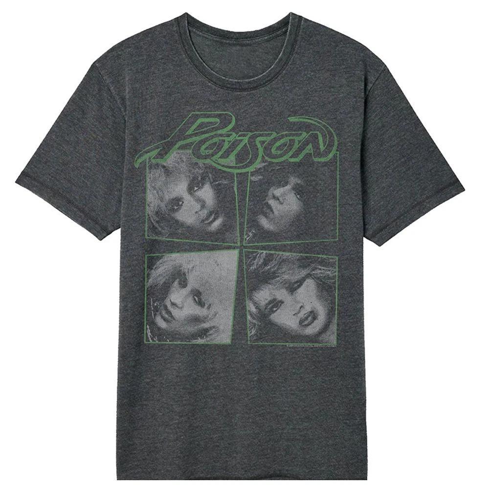 Poison I Want Action Four Photos Officially Licensed Short Sleeve Vintage 120
