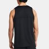 Under Armour Logo Print Quick-Dry Running Training Crew Neck Vest Men Tops Black 1383399-001