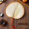 Traditional Leaf Palm Leaf Edging Cattail Leaf Fan Handheld Fan Retro Nostalgic Old Objects Natural Fan Surface Asymmetry