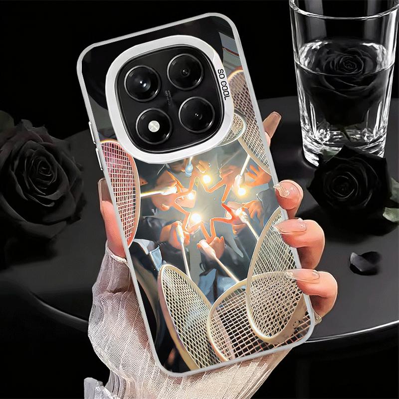Badminton Sport Shockproof Phone Case for Xiaomi Redmi Note 15 14 13 12 Pro Plus 11 11S 11T 5G Cover Anti Fall Fundas