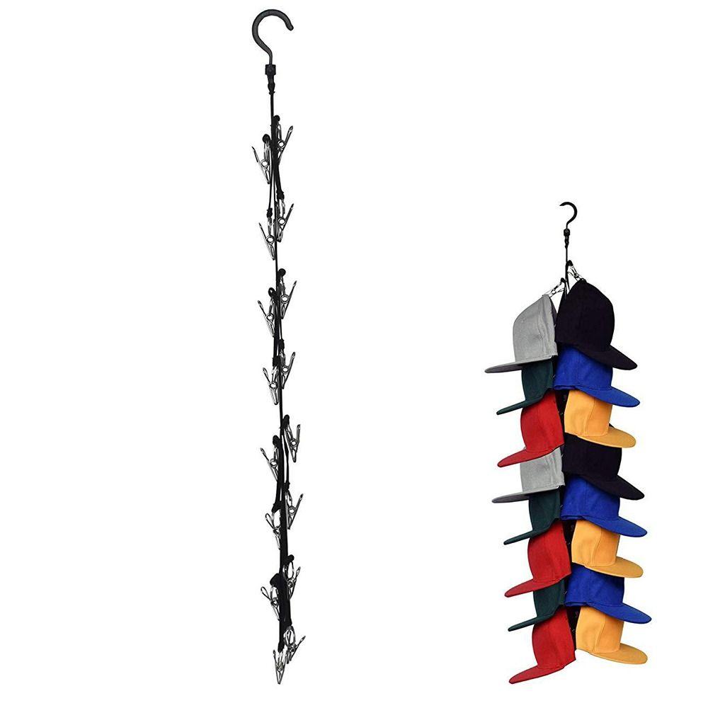 Platzsparendes Baseballkappen-Aufbewahrungsregal zum Aufhängen, Wandmontierter Hut-Organizer, Kleiderschrank