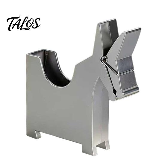 Office Desk Accessory Mule Shape Pen Holder, Multi-Functional 3-in-1 Organizer with Note Holder Business Three-in-one Card Box And Plastic Desktop for