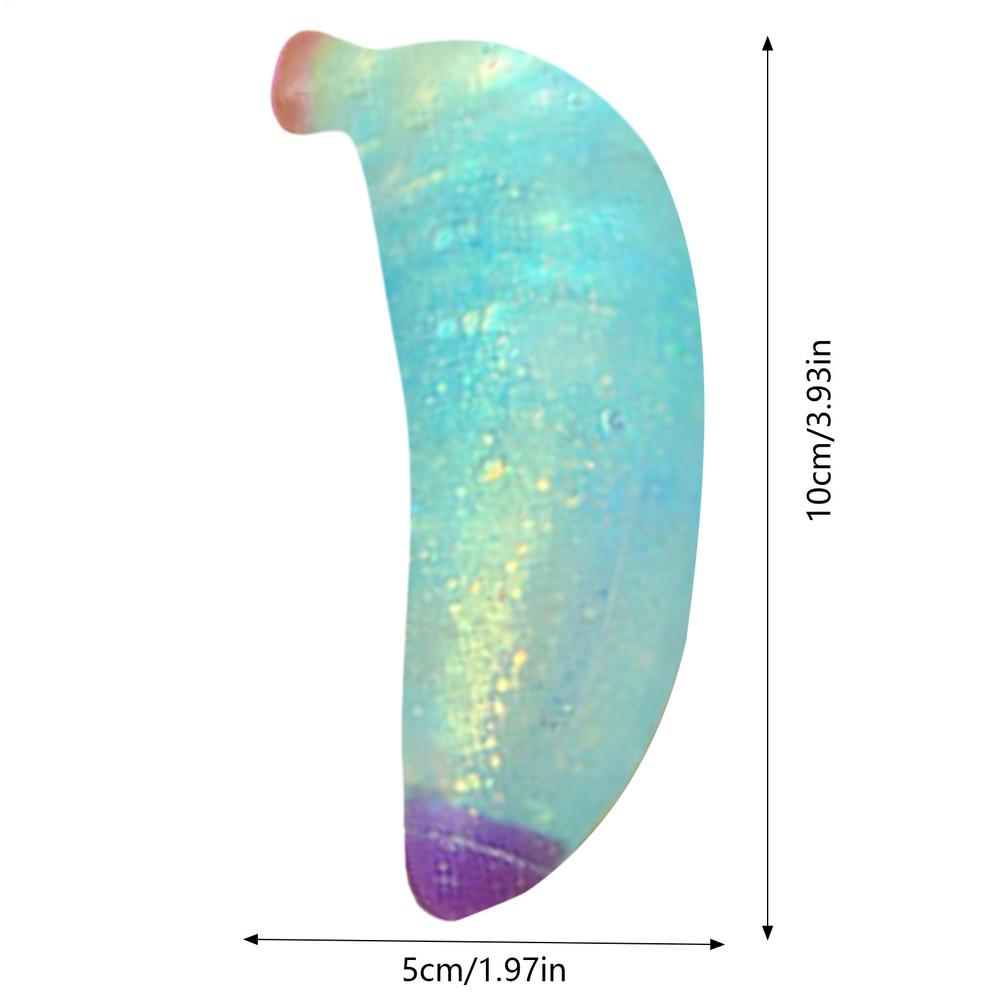 Squeeze Toys for Kids Soft Silicone Relief Slow Rising Novelty Banana Adults Relief Toys for Boys Girls Child Teens Adults