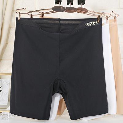 Große Größe Damen Sommer Eis Seide Nahtlose Sicherheits-Shorts zur Vermeidung von Entblößung Hohe Taille Ultradünne Boxer-Briefs