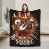 Hollow Knight Silksong Blanket Flannel Autumn/Winter  Multi-function Super Warm Throw Blanket for Sofa Couch Plush Thin Quilt