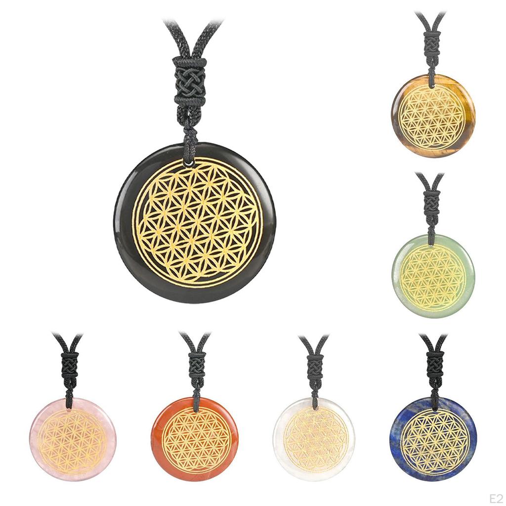 Gemstone Pendant Necklace with Adjustable Chain - Elegant Jewelry for Special Occasions