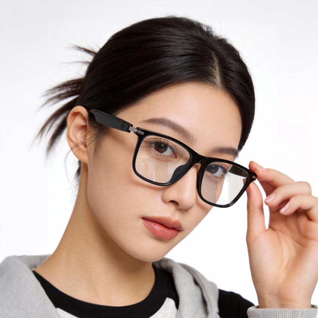 AI-Powered GS20 Smart Bluetooth Glasses: UV/Blue Light Protection, Noise Reduction, with Translation & Call Features.