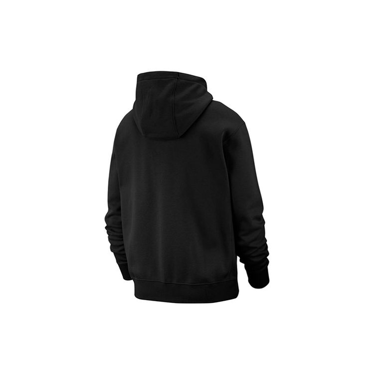 Nike Men's Sportswear Club Fleece Full-Zip Hoodie 'Black/White' BV2645-010