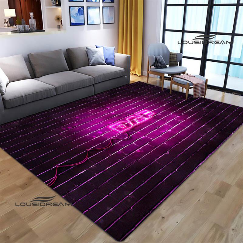 3D DAF Truck Retro Printed Carpet Living Room Bedroom Non-slip Carpets Yoga Mat Outdoor Carpet Kawaii Rug Birthday Gift