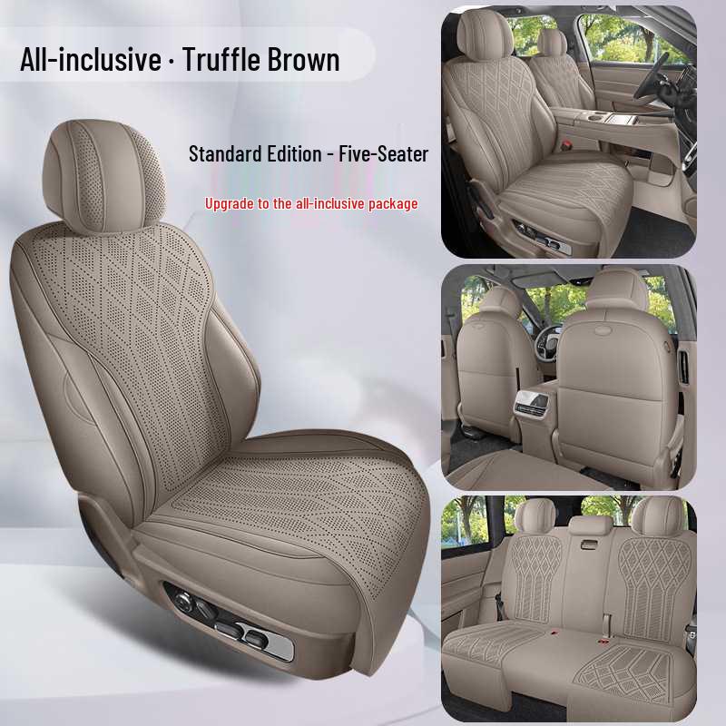 AITO M9 Suede Seat Cushions, Fit for 25 Models, All-Season, Suitable for Five/Six-Seater Cars - Car Accessories