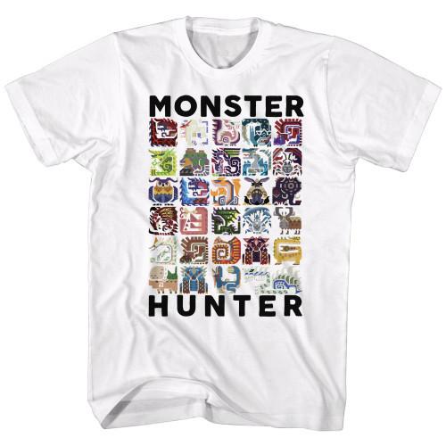 Monster Hunter Let#039;s Hunt White Adult TShirt Unisex T-Shirt XXL