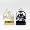 European Style Golden Wrought Iron Birdcage Mosquito Coil Holder - Creative Windproof Retro Design
