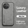 KEYSION Luxury Retro Leather Case for Realme 11 5G 11 4G Soft Silicone+PC Shockproof Phone Back Cover for OPPO Realme 11 Pro+ 5G