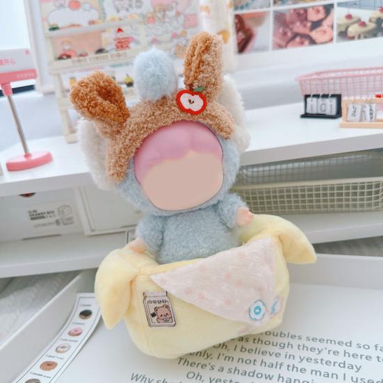 Doll Decoration Gift Box & Headband Set for 17cm Doll Accessories Stylish Cute Girl Doll Decoration Kit