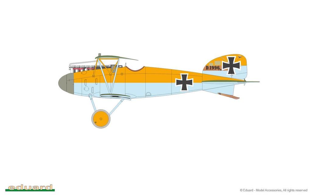 Eduard Profipack Albatross Plastic Model EDU8114 1/48 D.3