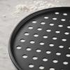 Non Stick Perforated Pizza Pan Set 9/10/11/12/14 Inch Cooking Plate  Crispy & Bubbly