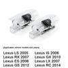 2Pcs LED Car Door Welcome Courtesy Lamp Projector Lights For Lexus F SPORT ES RX NX LS UX LM LX GX LC RZ IS CT GS RC HS SC TX