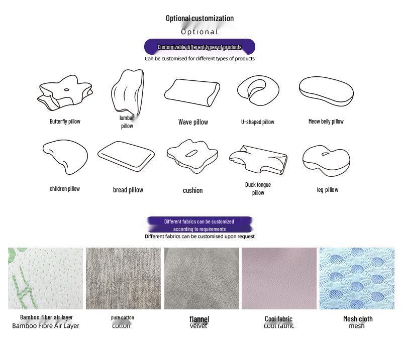 Ergonomic Half-Cylinder Cervical Pillow for Neck Support and Traction