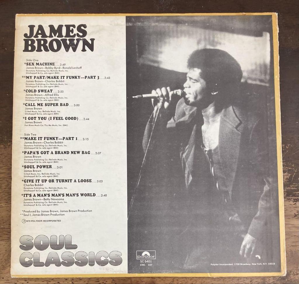 [USED] James Brown/JAMES BROWN soul/funk definitive best 2 albums