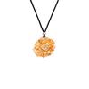 Antique Sand Gold Chinese Peony Pendant Necklace: Silver-Plated National Style Sweater Chain for Women, Symbolizing Wealth and Prosperity