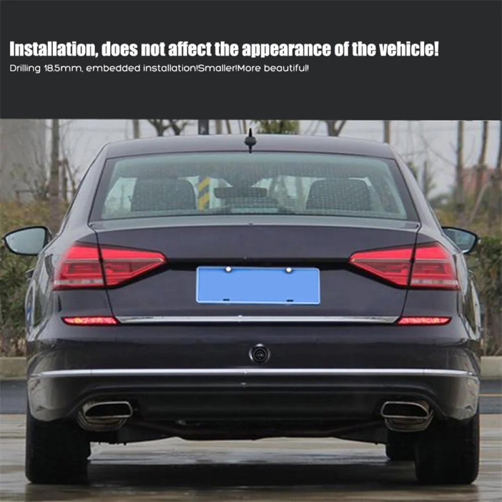 Car Rear View Camera Reverse Parking Backup Camera IP67 Waterproof CCD LED Backup Monitor HD Night Vision High-Definition Image