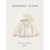 Insbobo Girls' Jacket 2026 Spring New Stylish and Fashionable Sweatshirt for Girls, Children's Hooded Nice-Looking Top